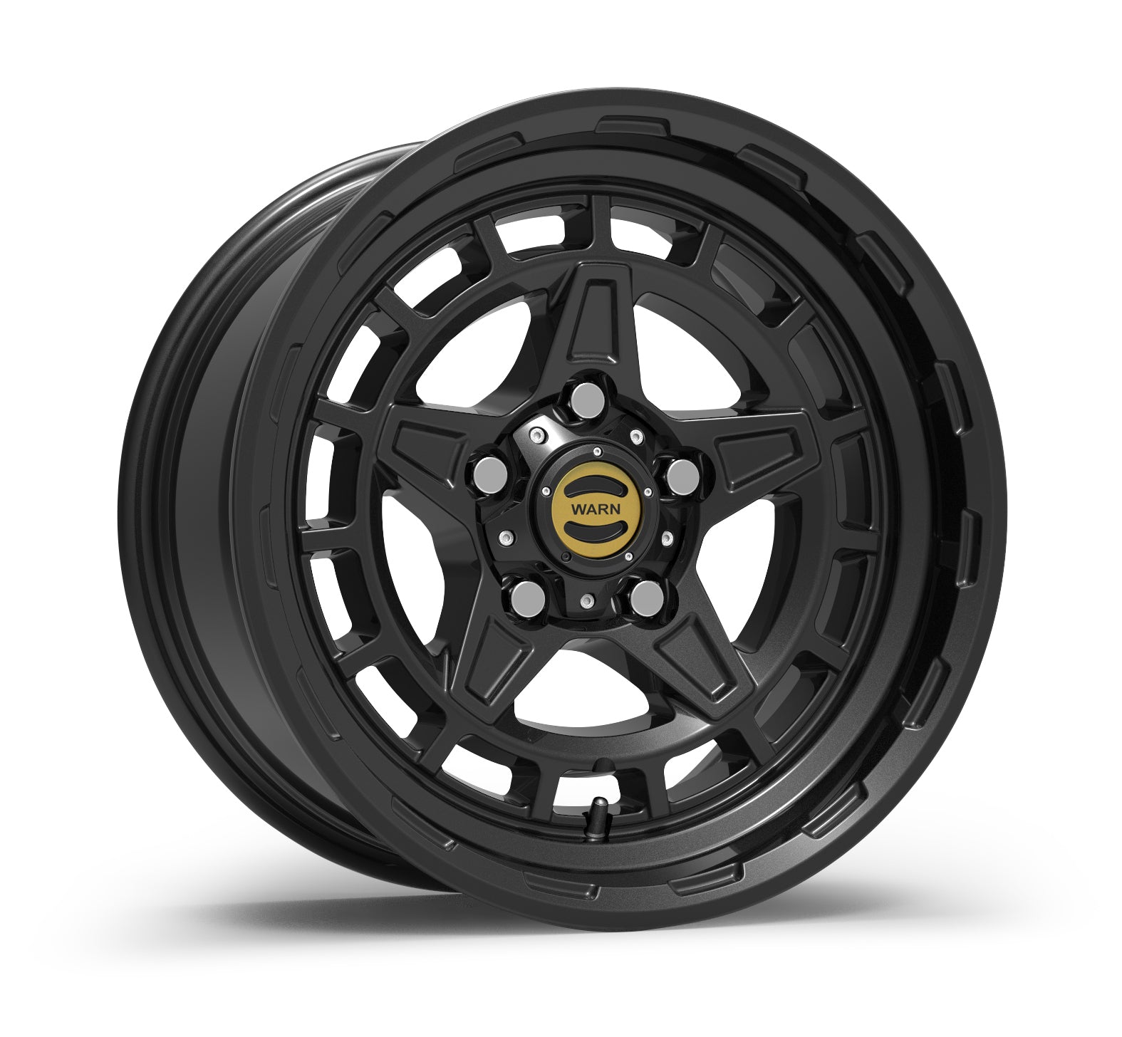 WARN EPIC DIAMOND CUTTER WHEEL - BLACK 5 LUG