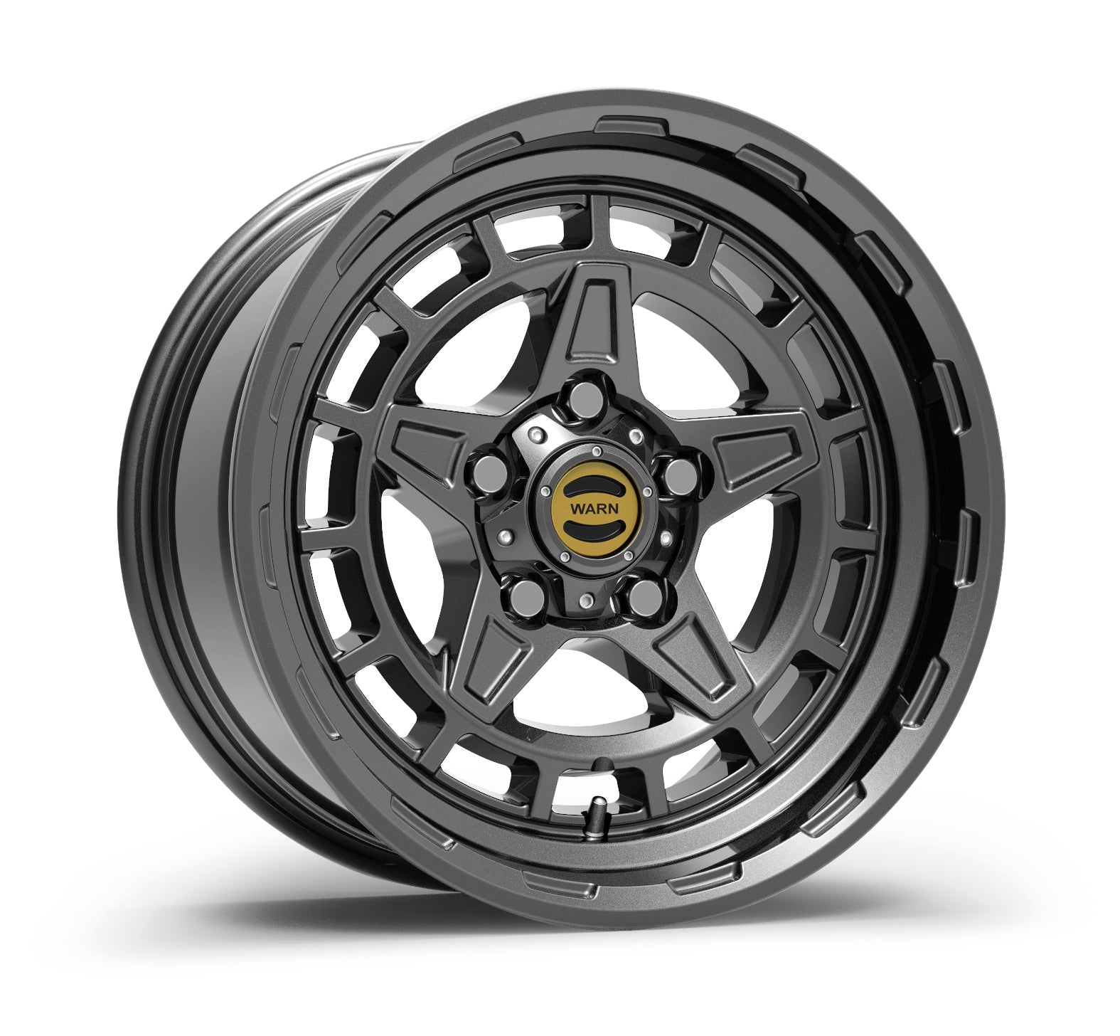 WARN EPIC DIAMOND CUTTER WHEEL - GRAY 5 LUG