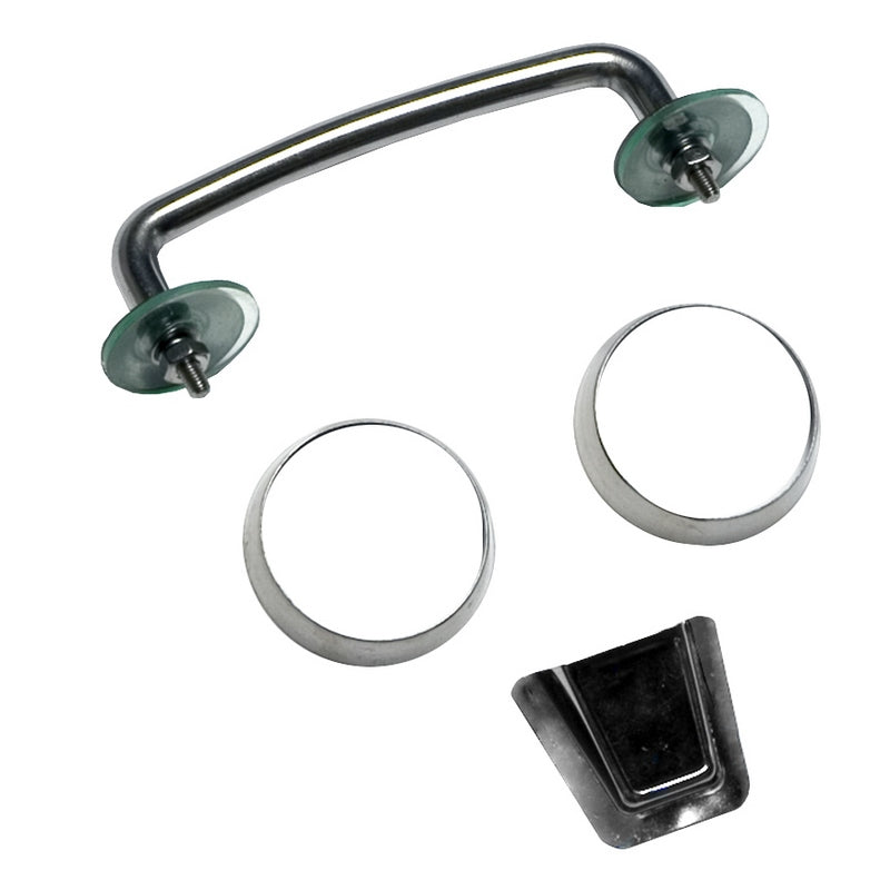 Windshield Tie Down Kit  Stainless Steel; 07-12 Jeep Wrangler JK