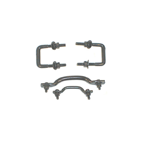 Windshield Tie Down Kit  Black; 55-95 Jeep CJ/Wrangler YJ