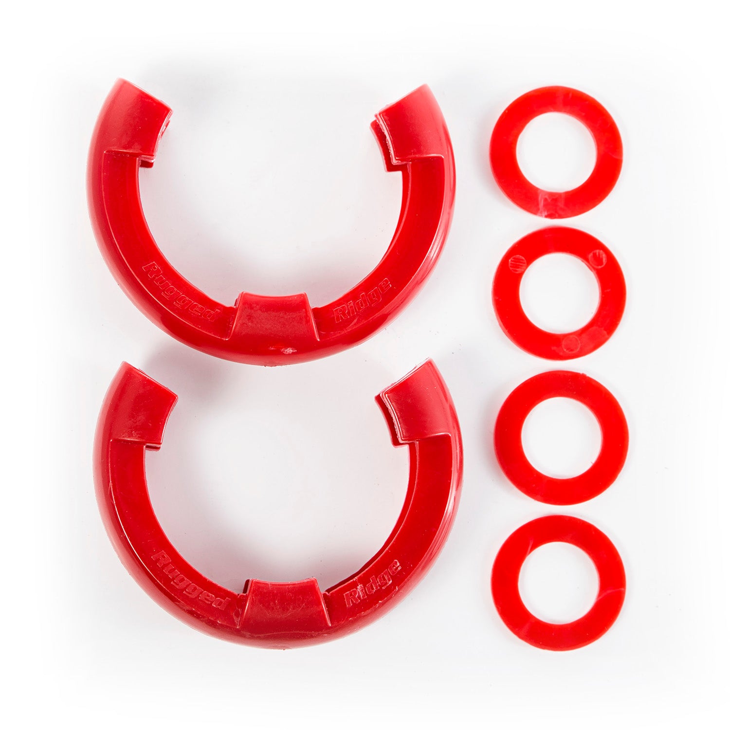 D-Ring Shackle Isolator Kit  Red Pair  3/4 Inch