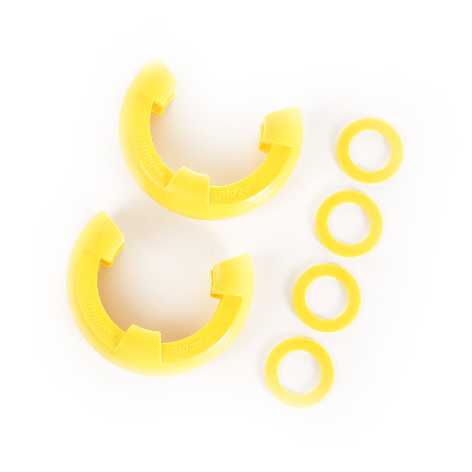 D-Ring Shackle Isolator Kit  Yellow Pair  7/8 Inch