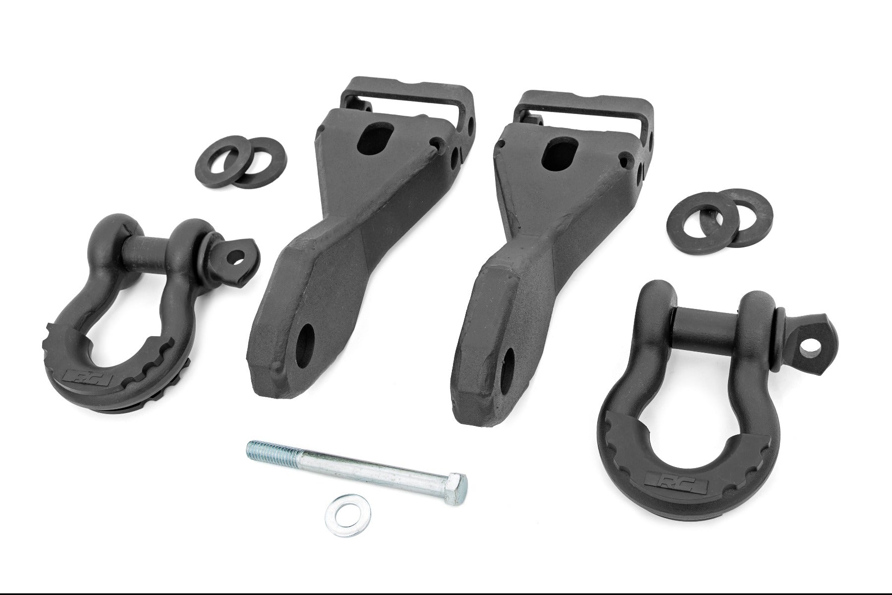 Tow Hook Brackets - D-Ring Combo - Chevy Silverado 1500 (14-18)