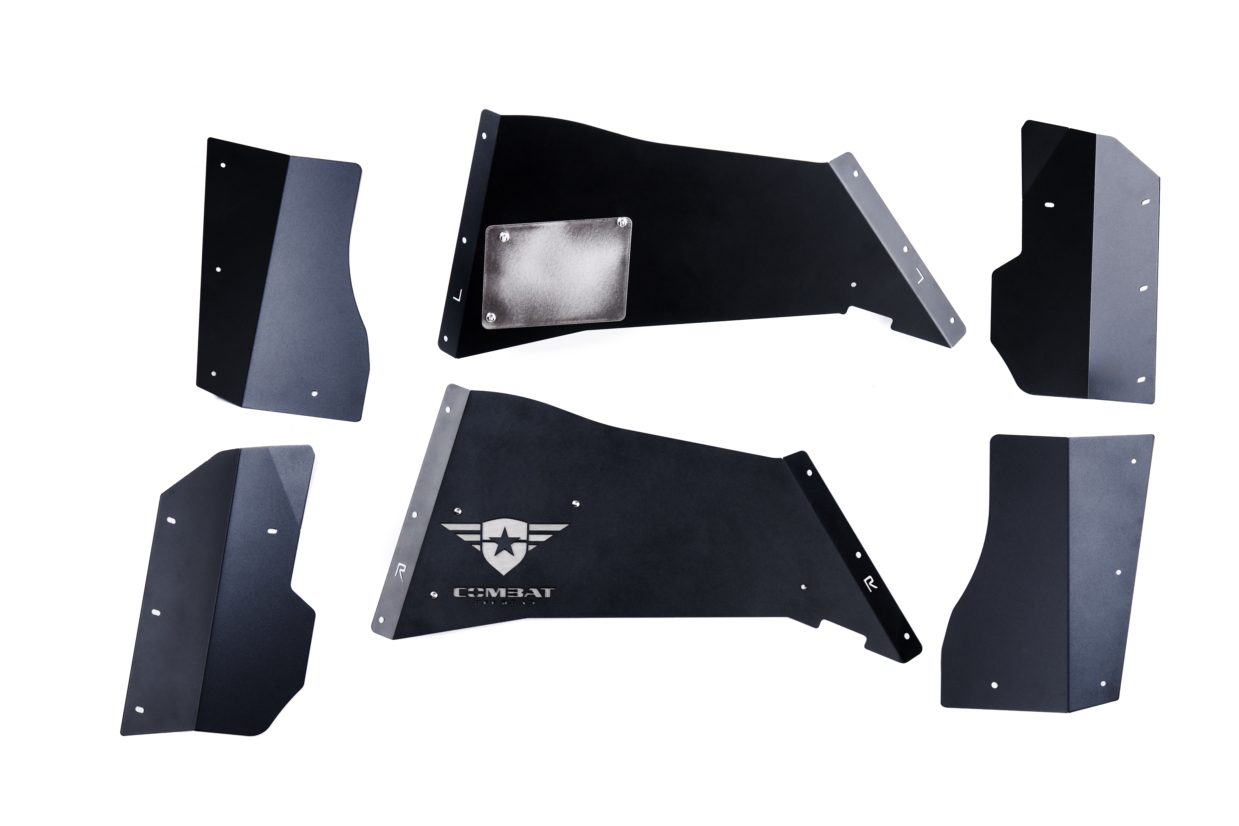 Jeep JK/JKU Battle Ready Aluminum Inner Fender Kit - Rear