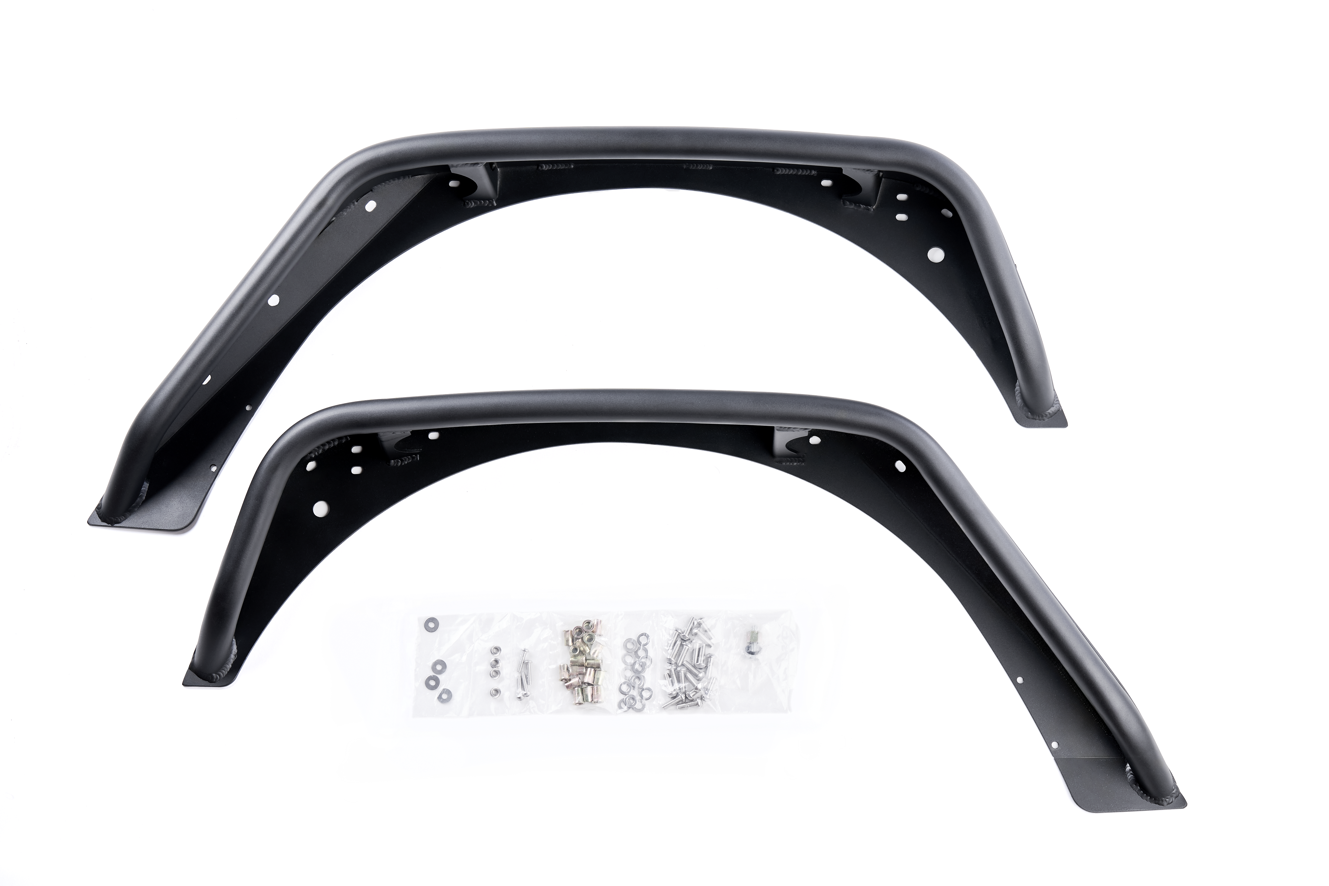 Jeep JK/JKU Full Assault Black Aluminum Fender Kit - Rear