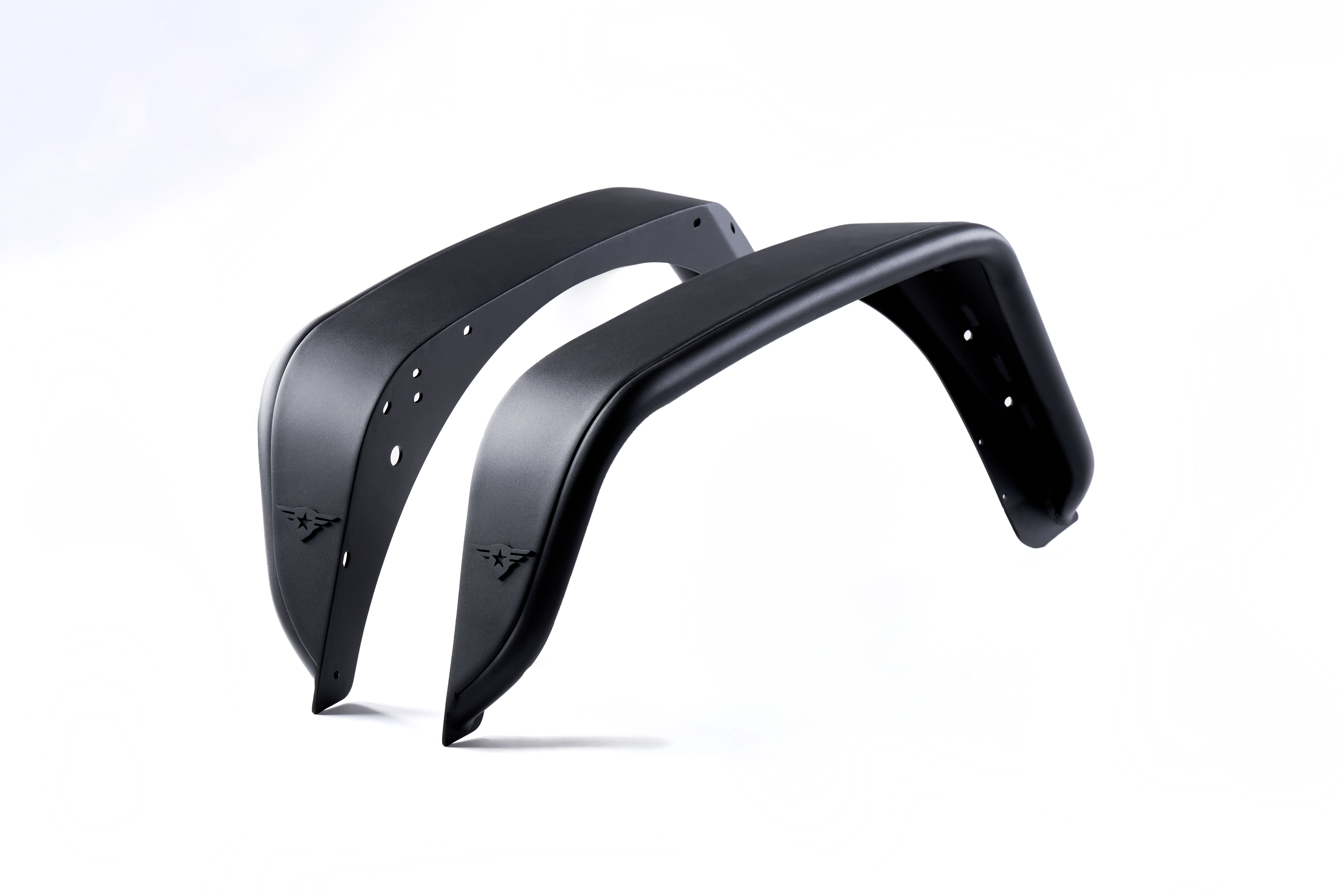 Jeep JK/JKU Full Assault Black Aluminum Fender Kit - Rear