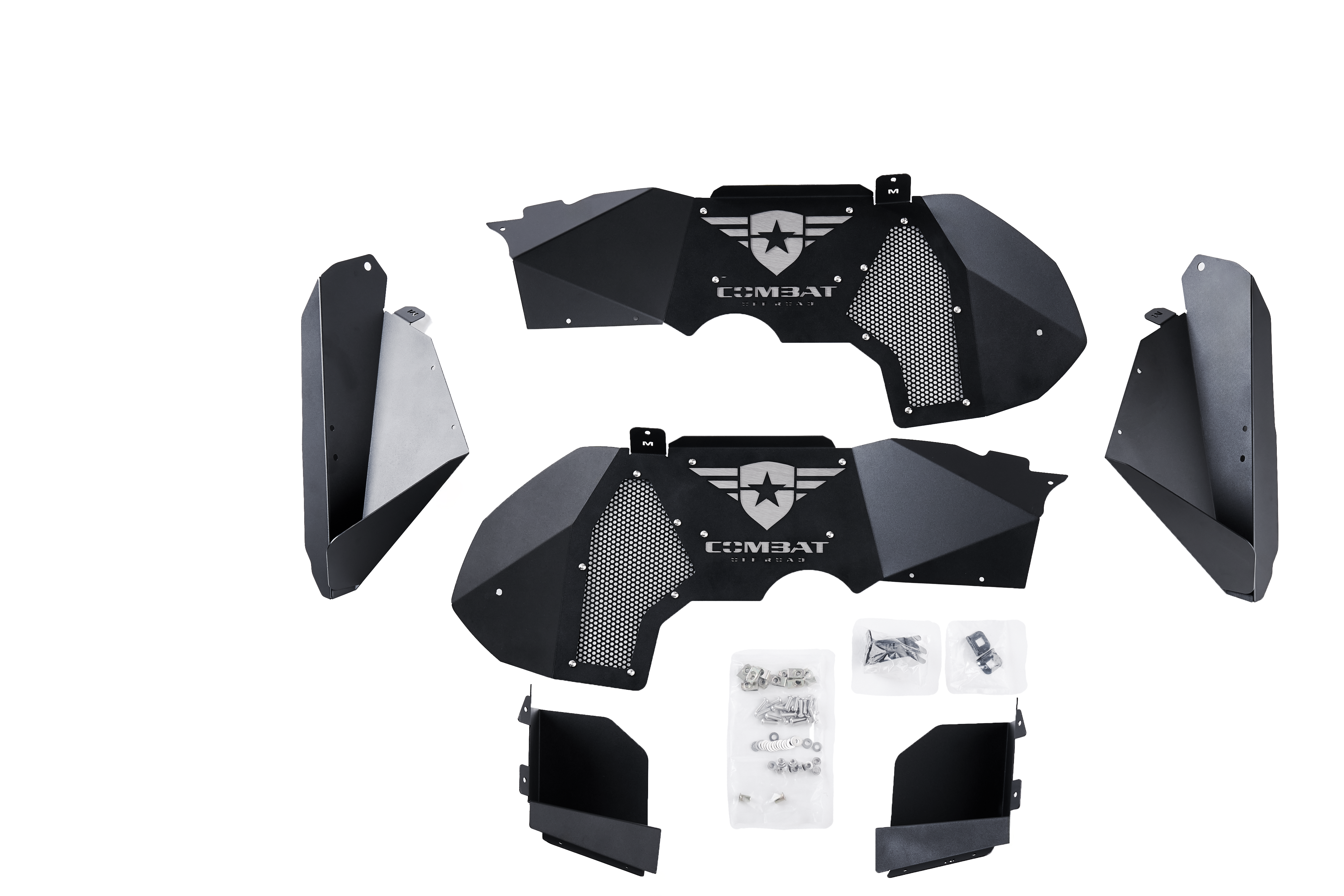Jeep JT Battle Ready Aluminum Inner Fender Kit - Front