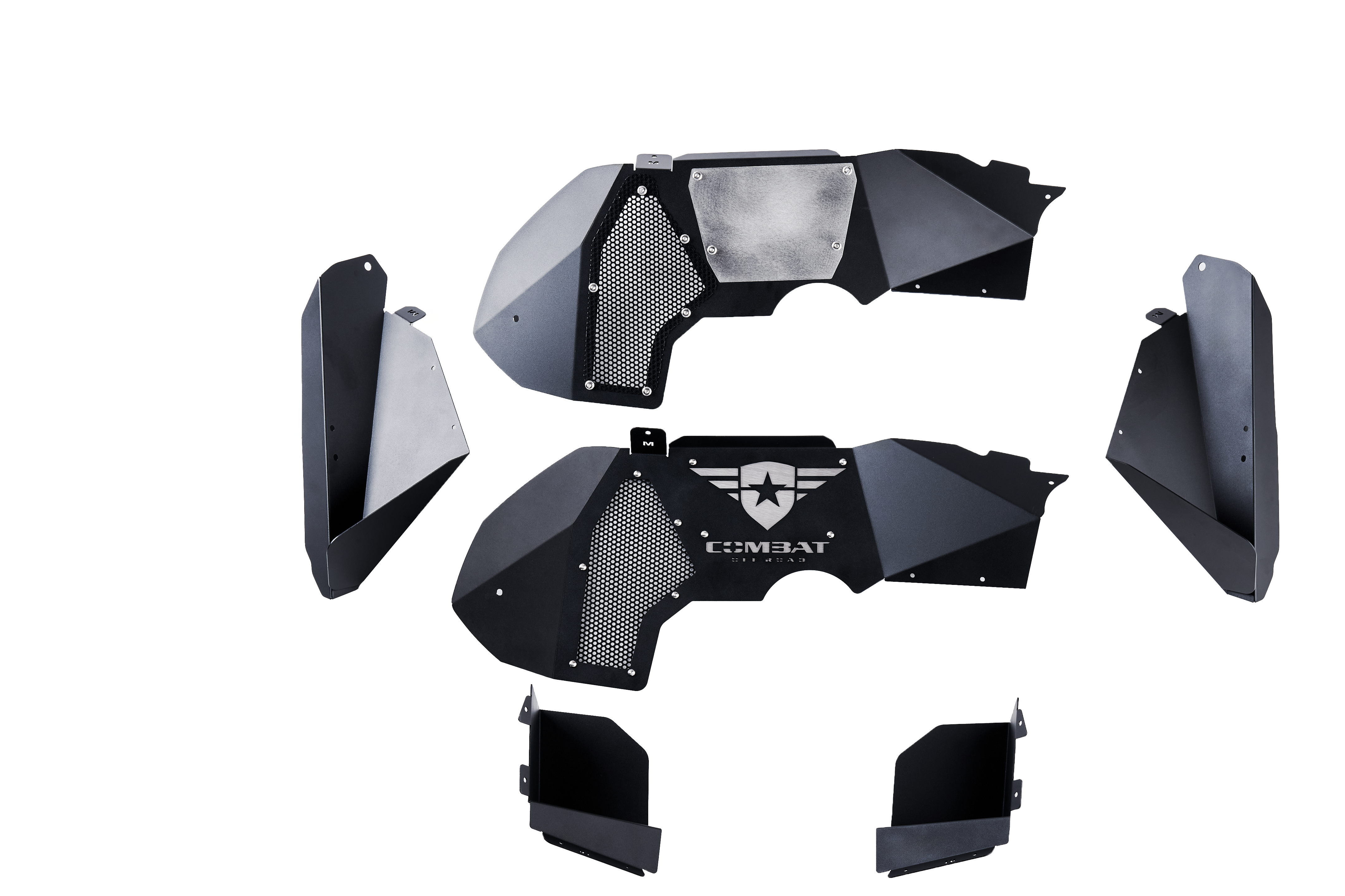Jeep JT Battle Ready Aluminum Inner Fender Kit - Front