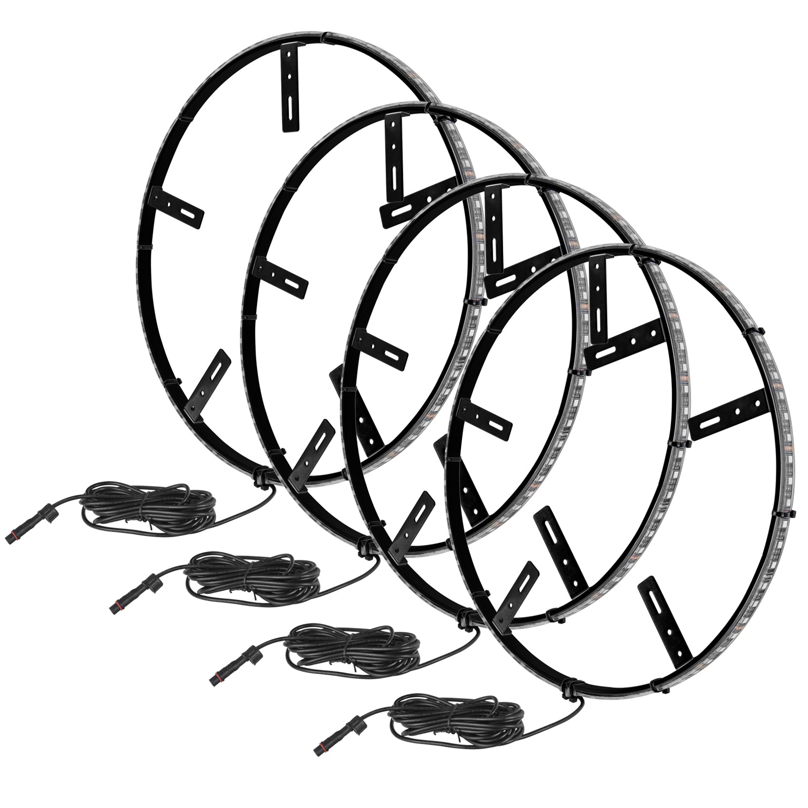4228-001 - ORACLE LED Illuminated Wheel Rings - Double LED - White