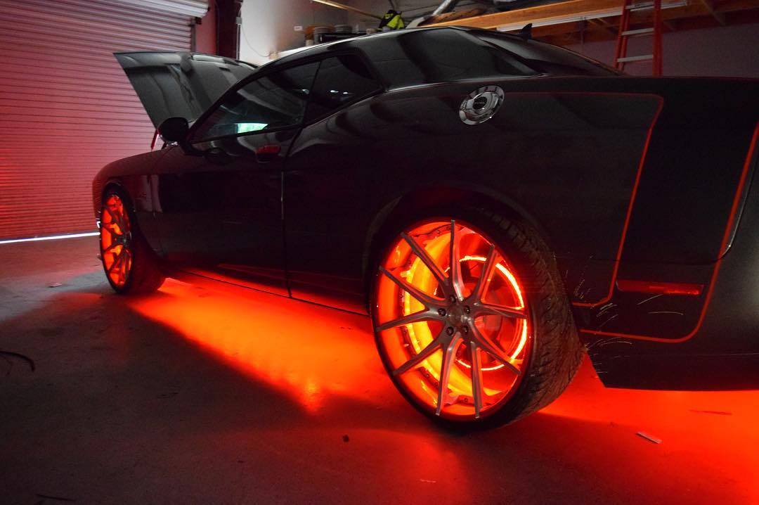 4228-003 - ORACLE LED Illuminated Wheel Rings - Double LED - Red