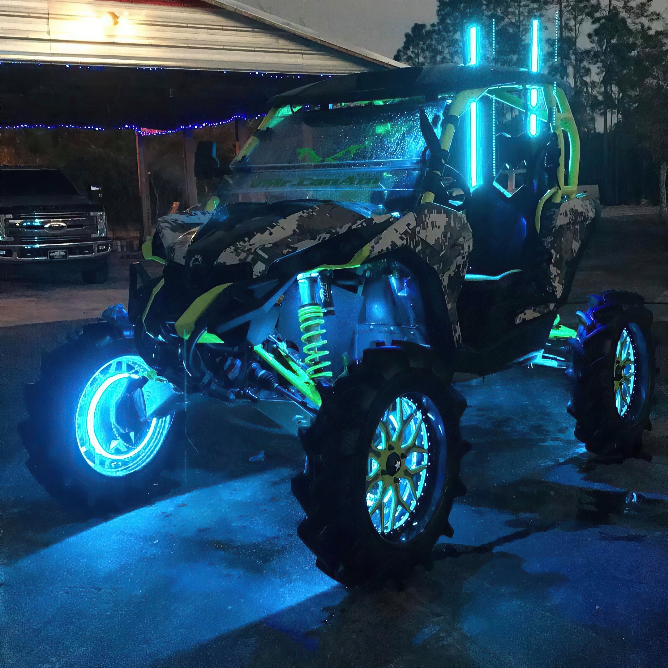 4250-334 - ORACLE Lighting LED Illuminated Wheel Rings For UTV ATV And SXS Vehicles