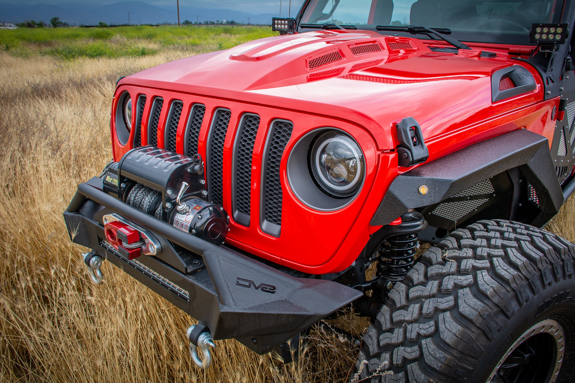 DV8 Offroad Headlight Bracket - BCABJL-01