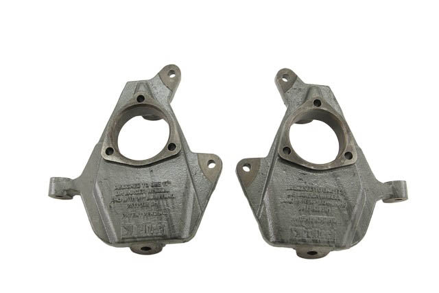 BELLTECH 2511 DROP SPINDLE SET 2 In. Drop Spindle Set 2007-2016.5 Chevrolet Silverado/Sierra 1500 (All Cabs) 07-14 Tahoe Suburban Avalanche (2WD) For Use W/ 3 In. Or More Drop Only 2 In. Drop Spindle