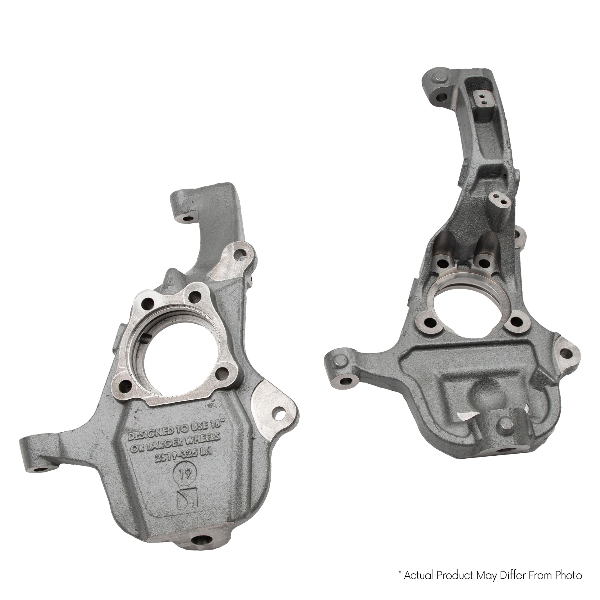 BELLTECH 2511 DROP SPINDLE SET 2 In. Drop Spindle Set 2007-2016.5 Chevrolet Silverado/Sierra 1500 (All Cabs) 07-14 Tahoe Suburban Avalanche (2WD) For Use W/ 3 In. Or More Drop Only 2 In. Drop Spindle