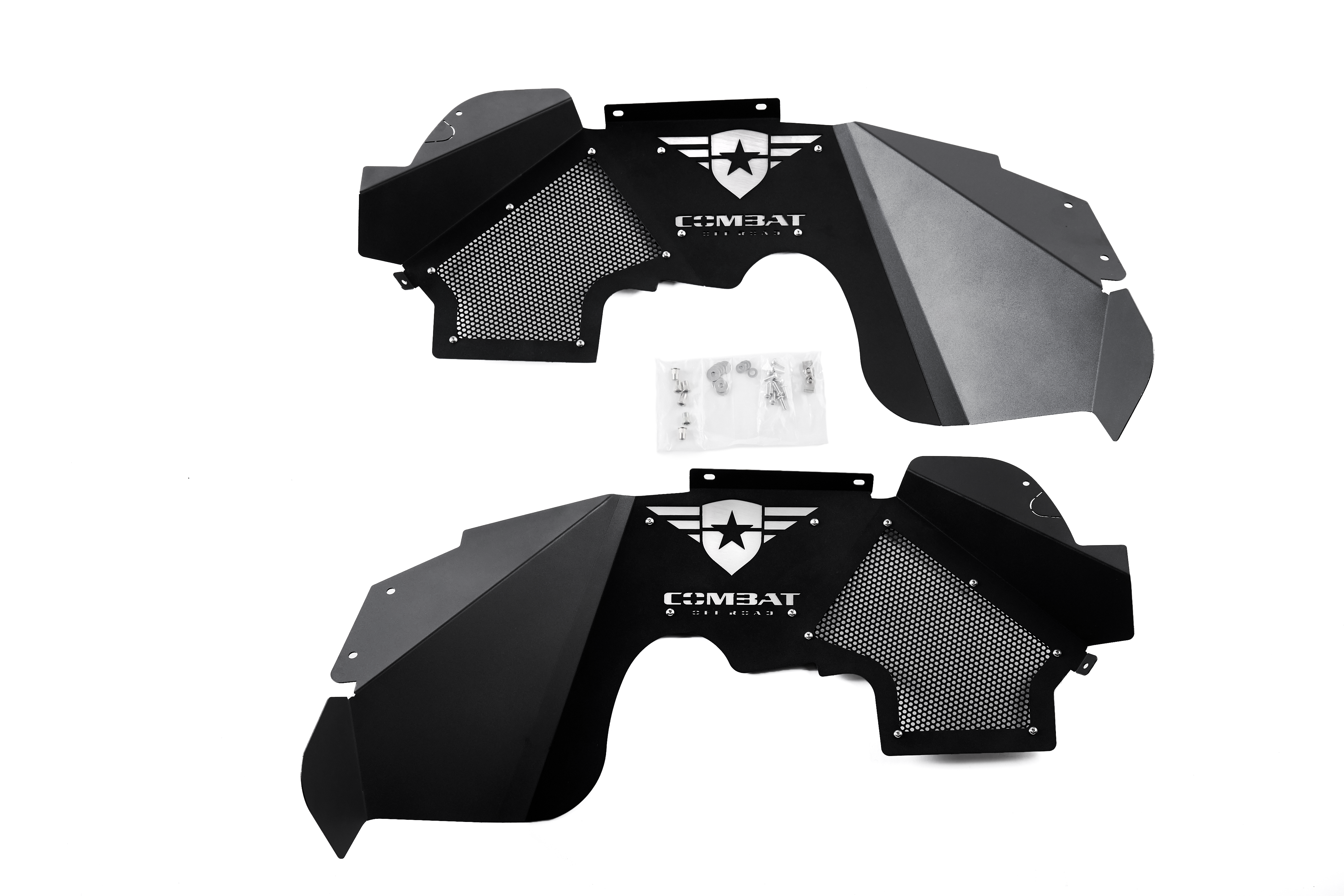 Jeep JK/JKU Battle Ready Aluminum Inner Fender Kit - Front