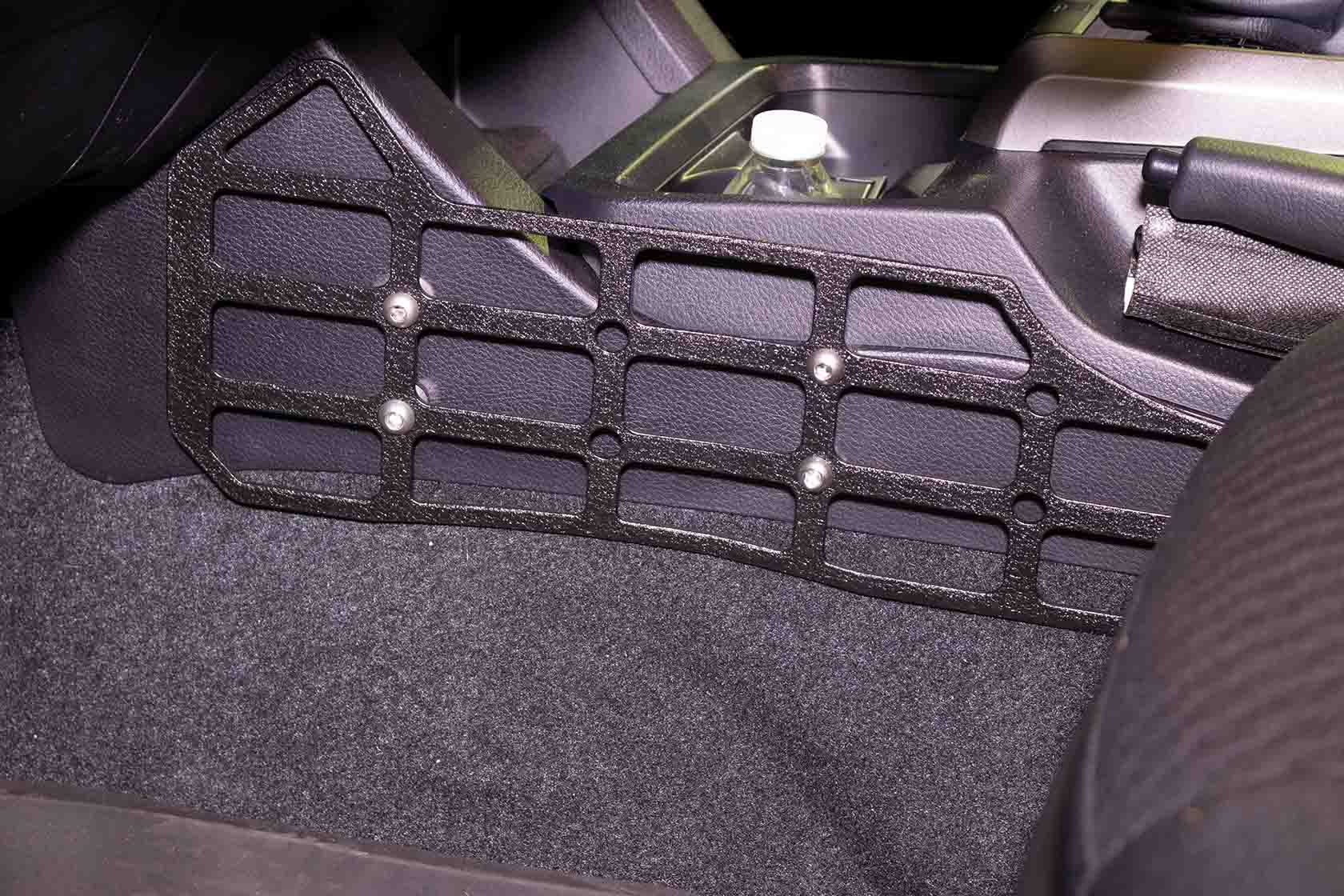 Black Textured Powder Coat 10-Gauge Steel Stainless Steel Hardware