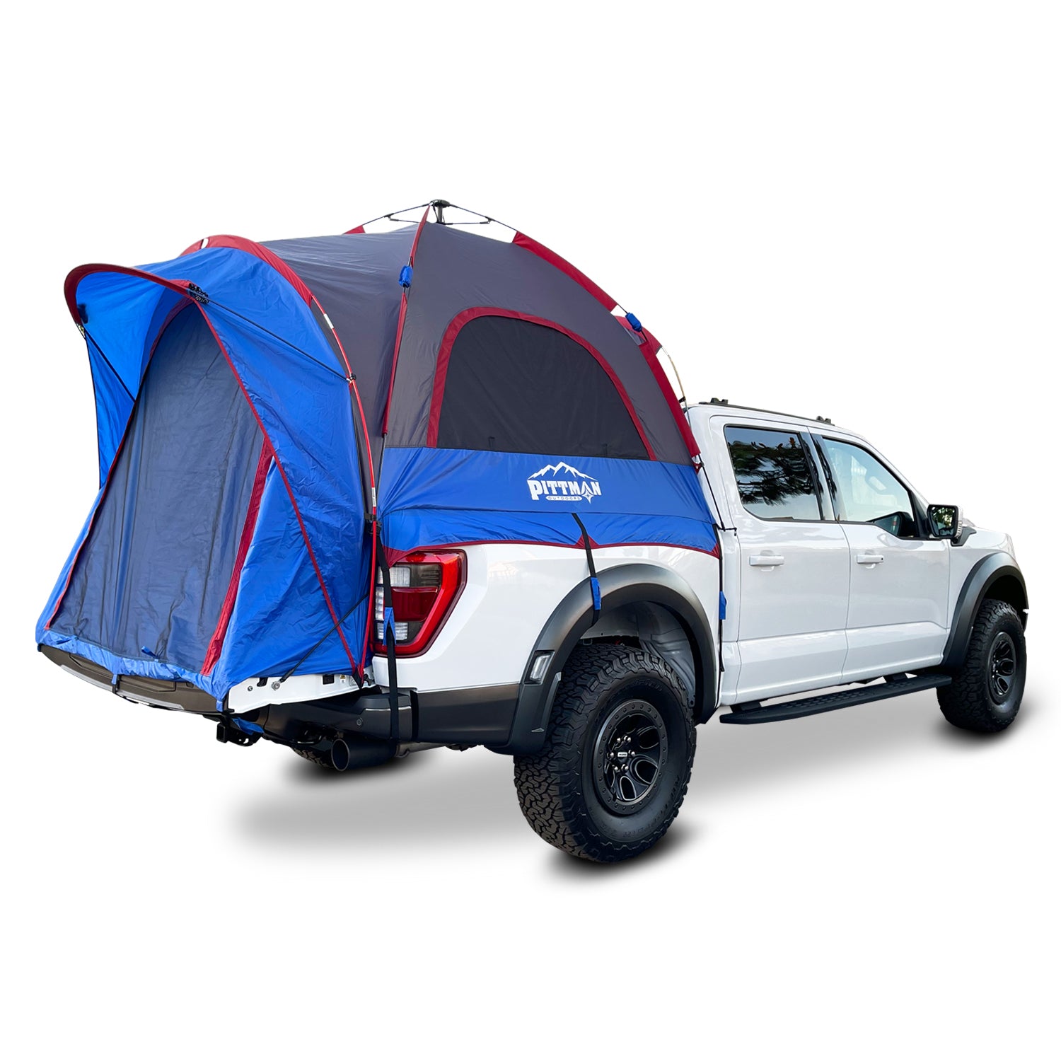 Pittman Outdoors EZ_UP Truck Bed Tent - PPI-TBT_F6 Full Size 6.0'-6.5' Beds - The Ultimate EZ_UP Truck Bed Tent System