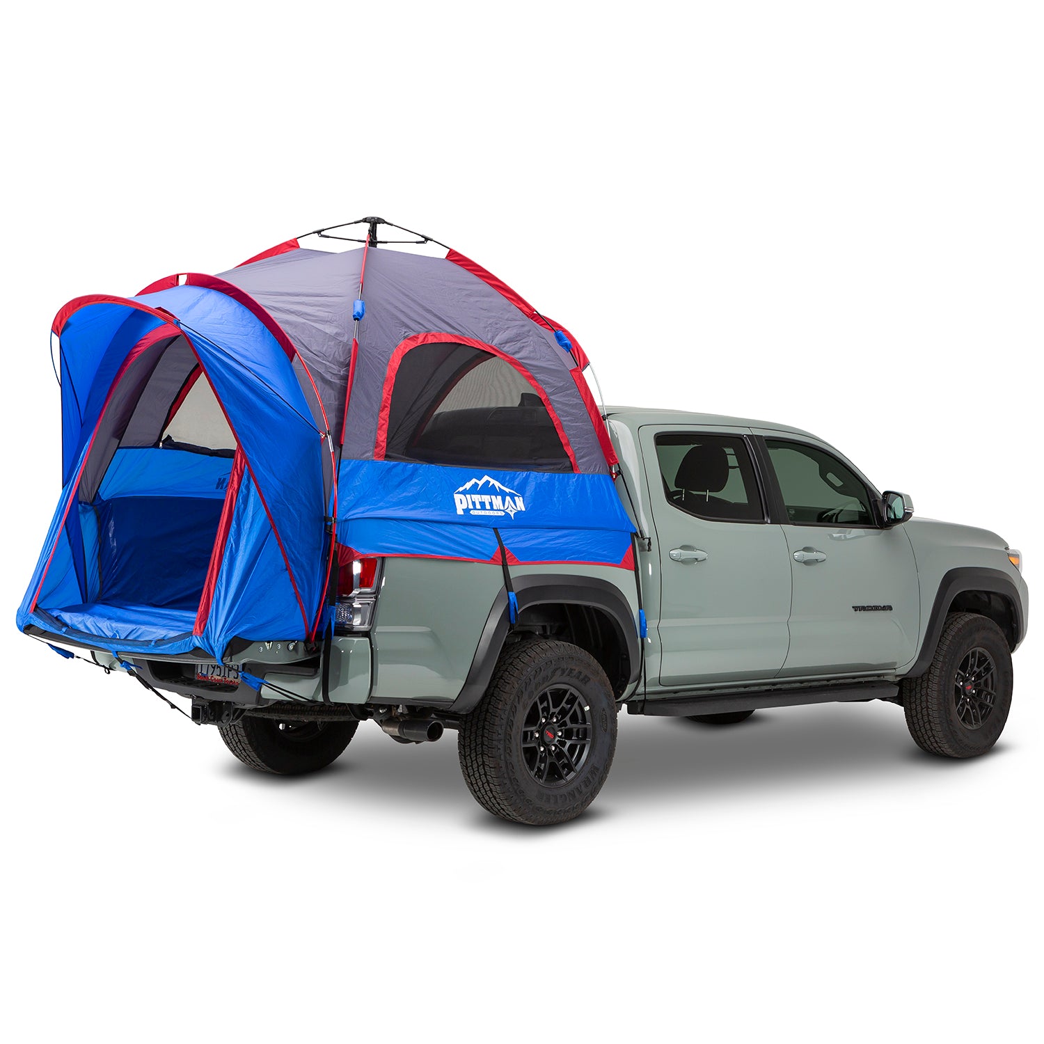 Pittman Outdoors EZ_UP Truck Bed Tent - PPI-TBT_M5 Mid Size 5.0' - 5.2' Beds - The Ultimate EZ_UP Truck Bed Tent System