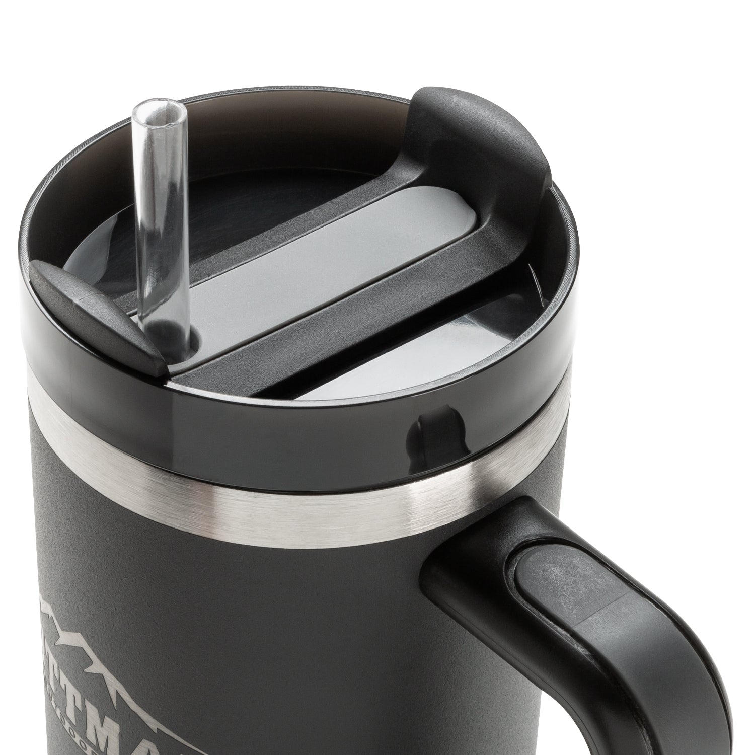 Pittman 30oz. Hydration Tumbler With Comfort Soft Handle - Black