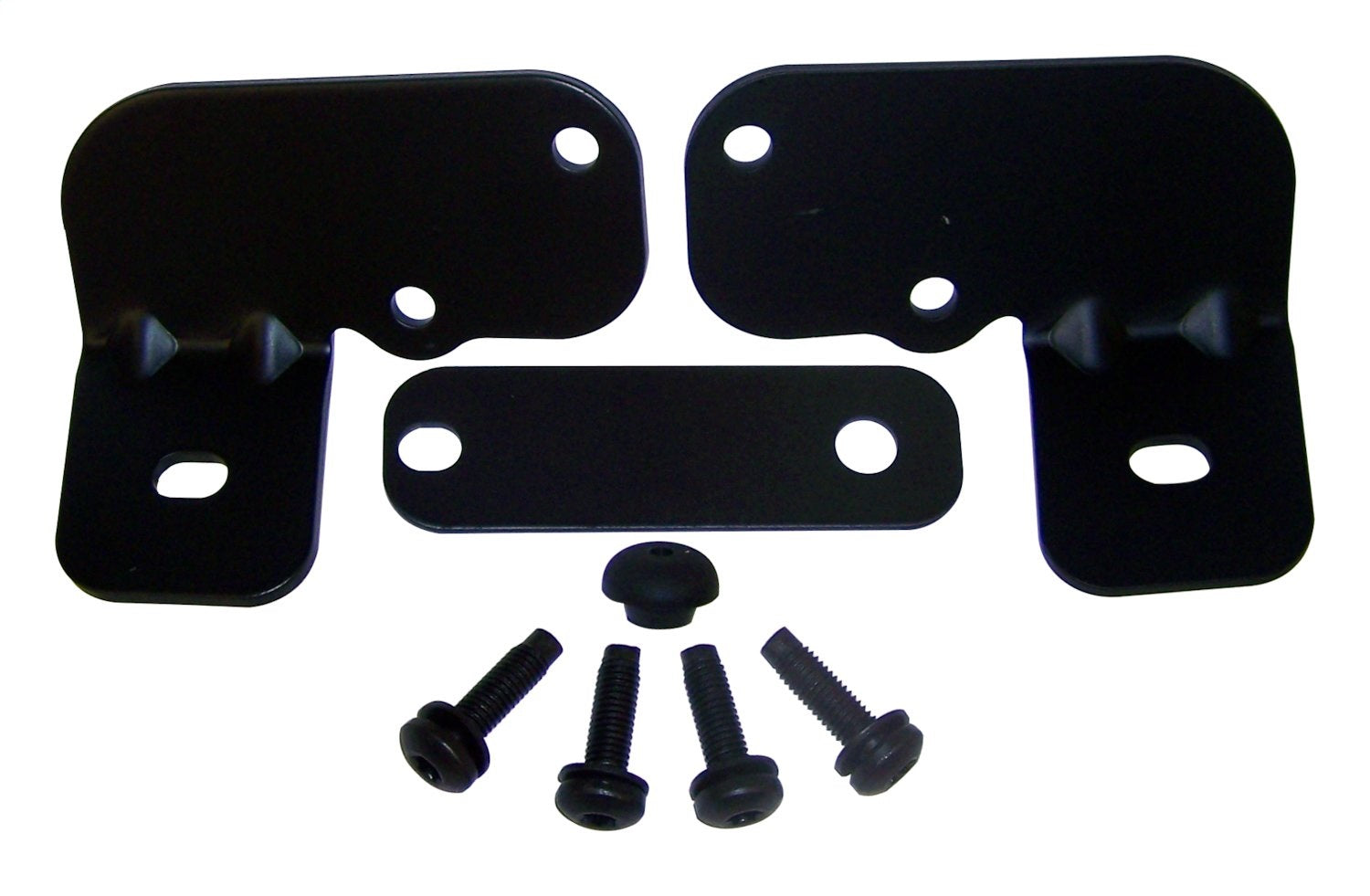 RT Off-Road - Steel Black Windshield Light Mount Bracket Set