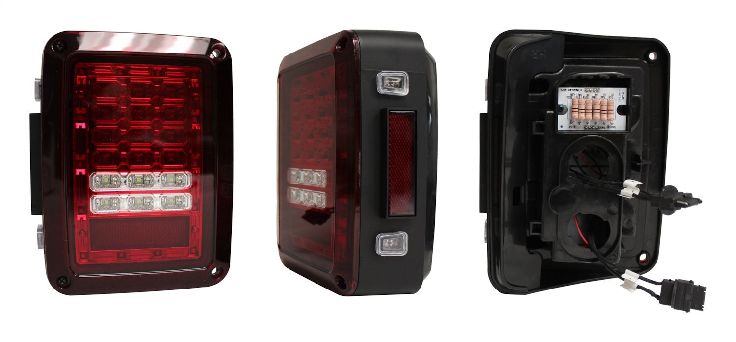 RT Off-Road - Plastic Black LED Tail Light Set
