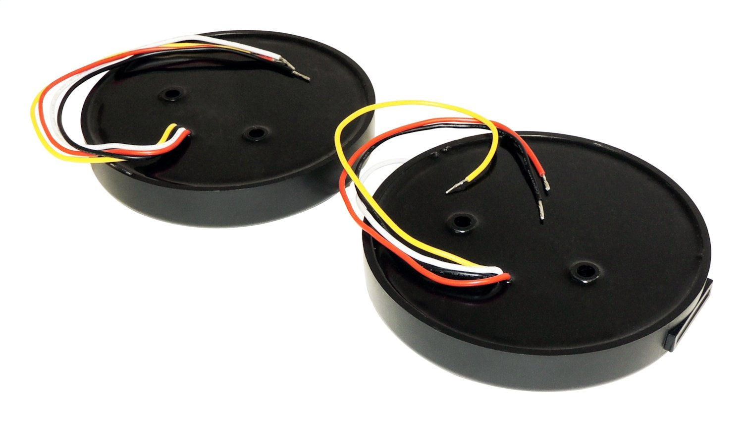 RT Off-Road - Plastic Black 5 In. Round LED Tail Light Kit