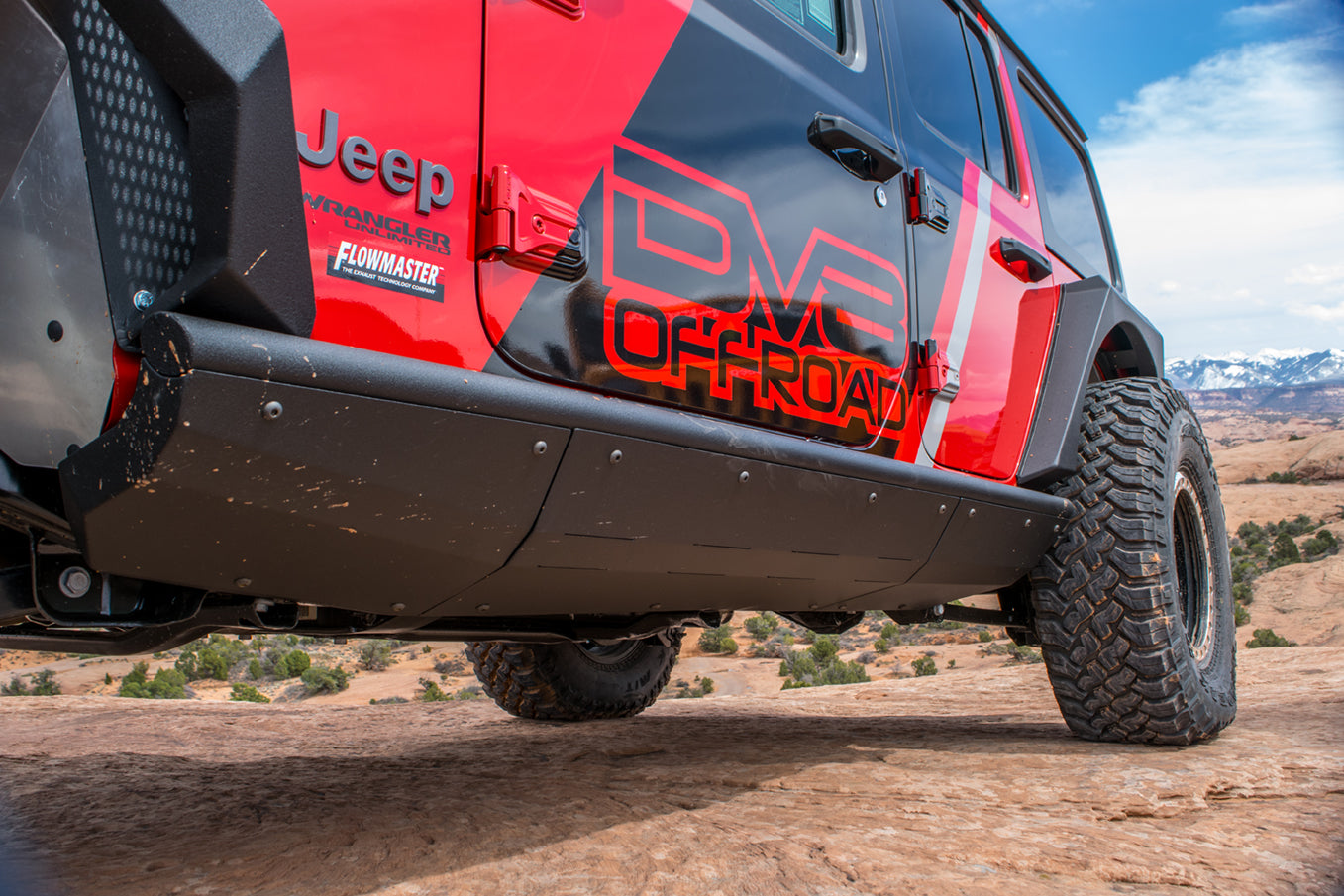 DV8 Offroad Rock Sliders - SRJL-01