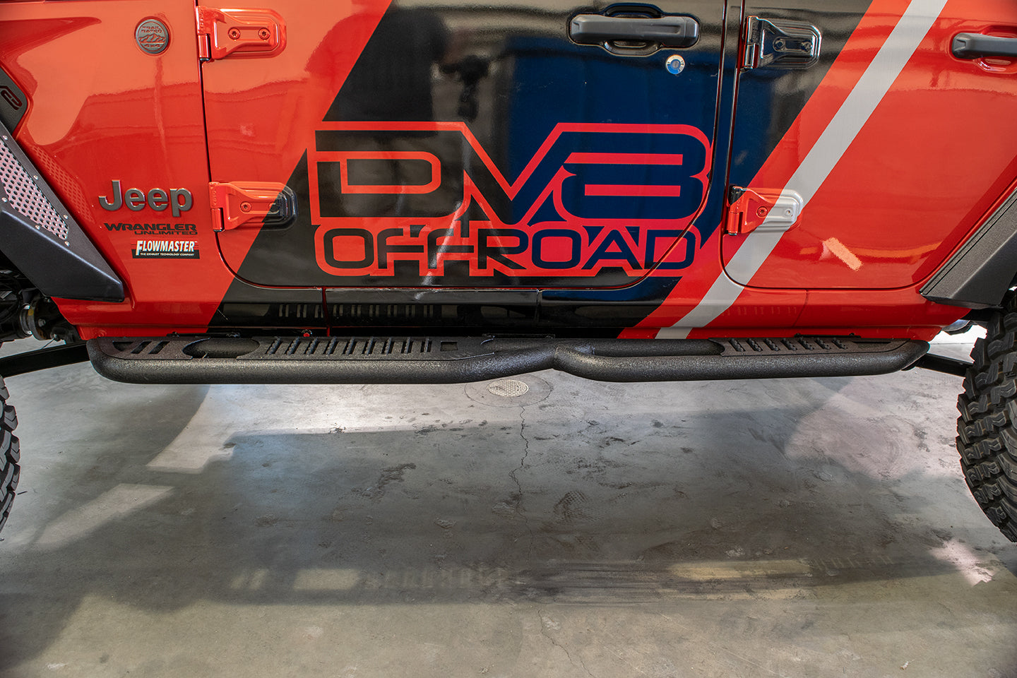 DV8 Offroad Rock Sliders - SRJL-02