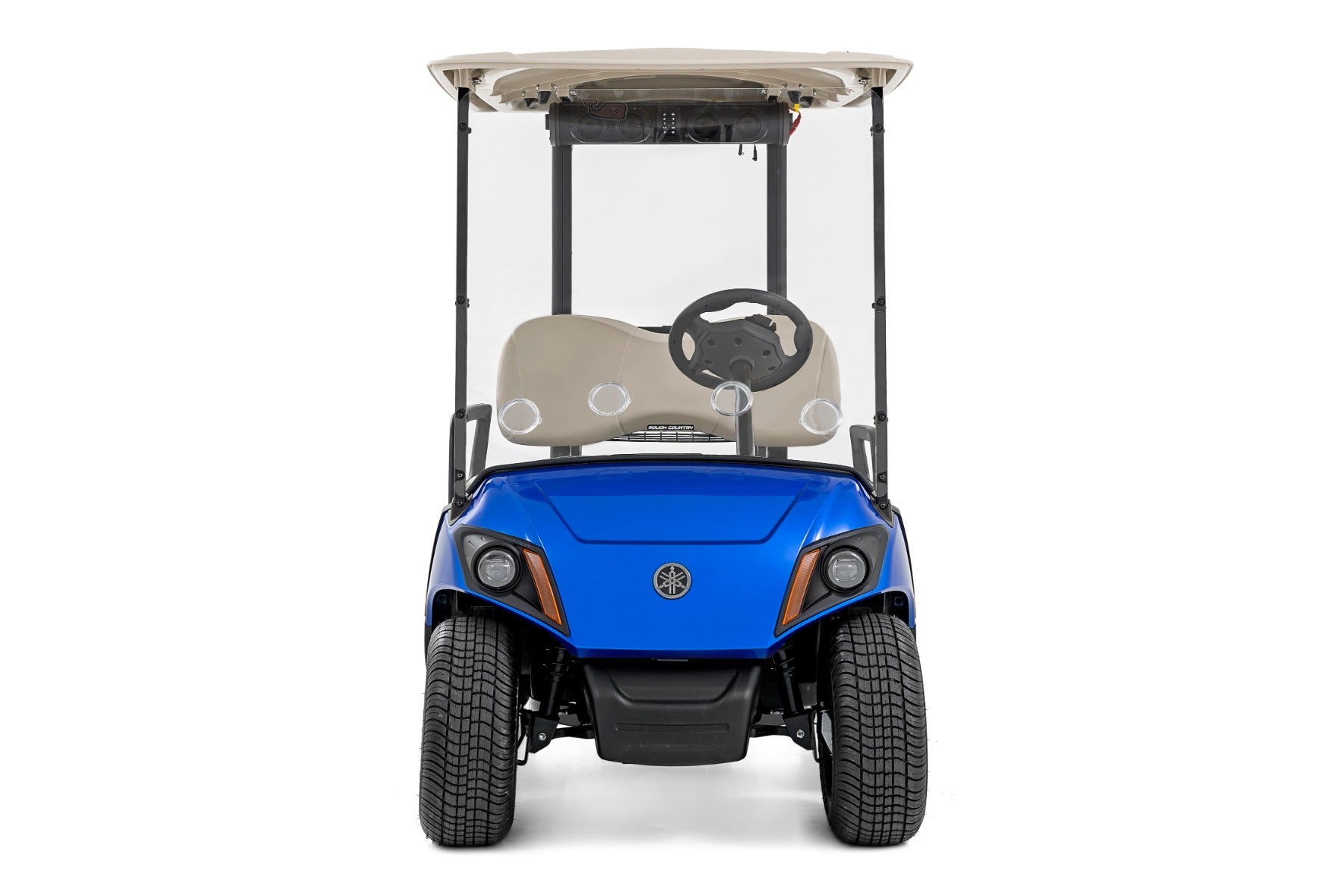 Rough Country Vented Full Windshield - Scratch Resistant - Yamaha Drive2 Golf Cart