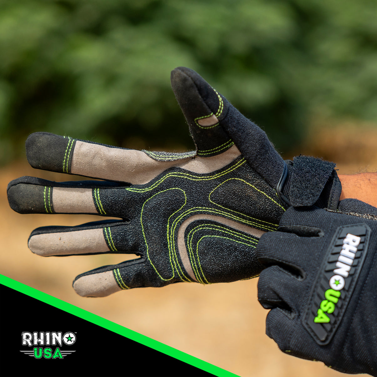 RHINO USA RECOVERY GLOVES (BLACK)