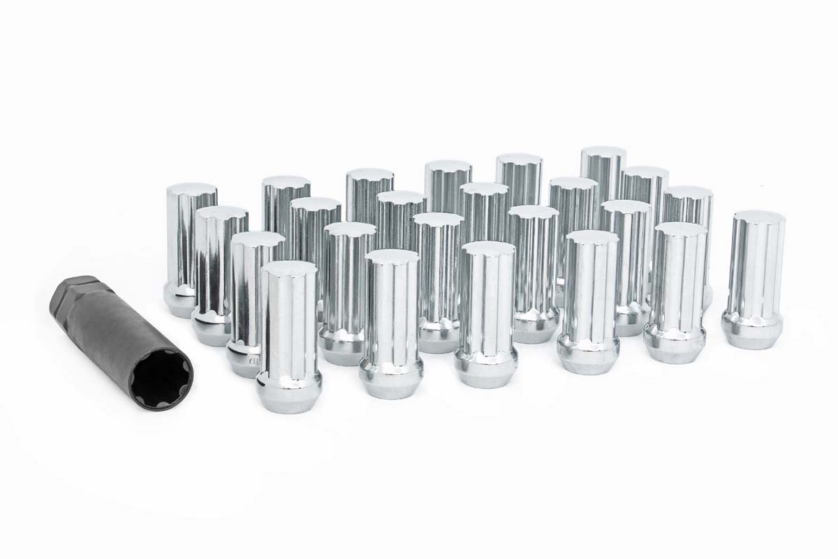 Rough Country M12 X 1.5 Lug Nut Set Of 24 - Chrome