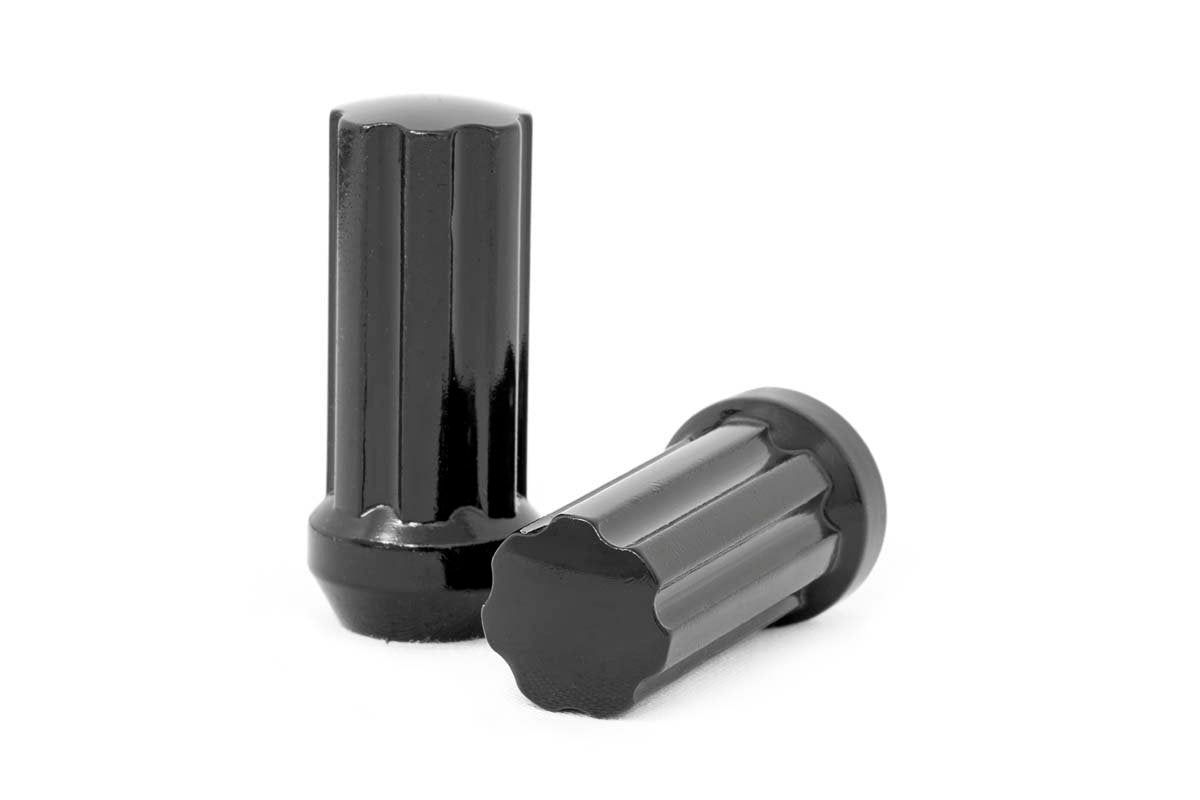 Rough Country M14 X 2.0 Lug Nut Set Of 24 - Black - Ford Excursion Expedition F-150 2WD 4WD