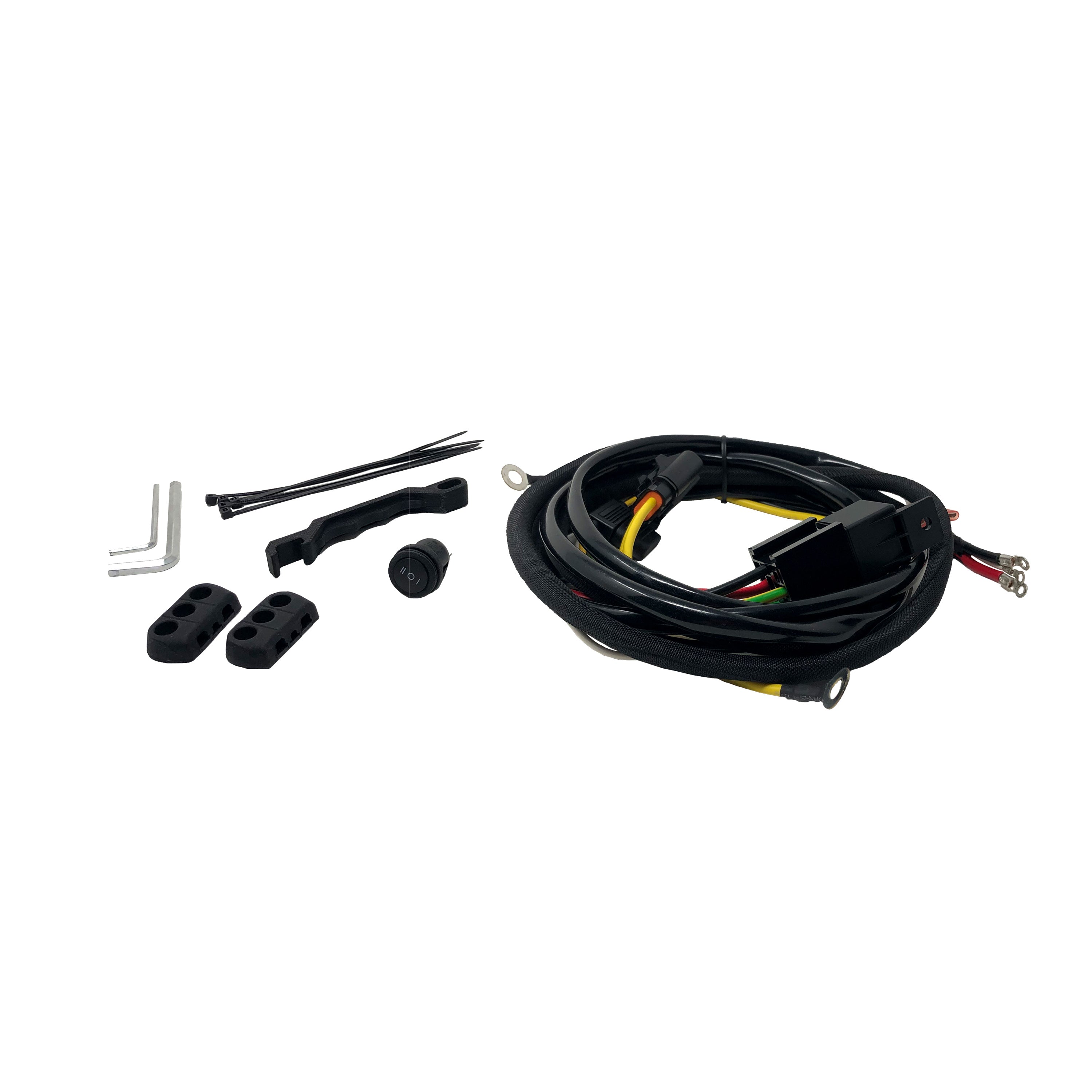 KC FLEX ERA LED Light Bar Wire Harness  Switch  Relay